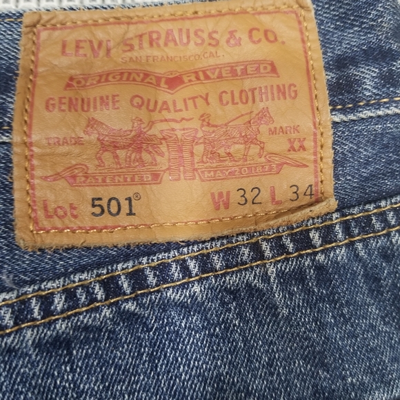 Levi's Premium 501 Big E Jeans Non Selvedge - Picture 10 of 11